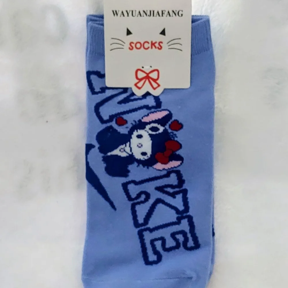Hello Kitty and Friends Nike ankle Socks (5 pairs) Multi-color Women size 7-9.5
